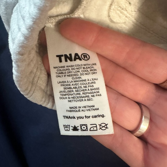 Heather cloud white TNA cargo sweats - Picture 10 of 11